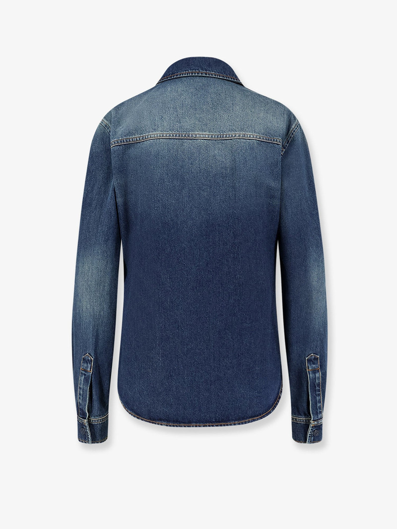 GUCCI Denim Shirt With Embroidery outlook