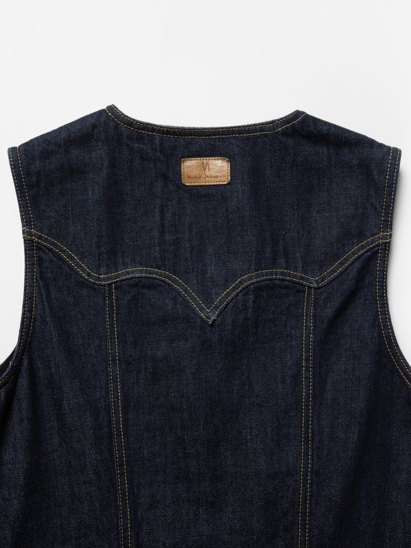 Ina Denim Dress One Wash Dark Blue - 6