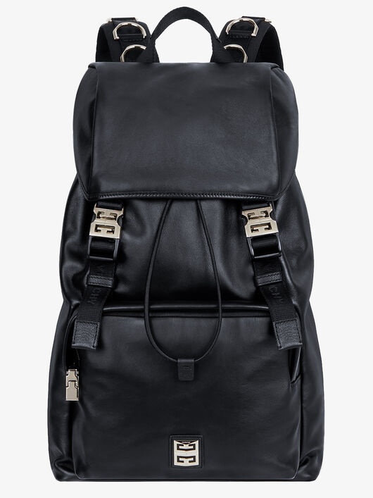 4G LIGHT BACKPACK IN LEATHER WITH METALLIC DETAILS - 5