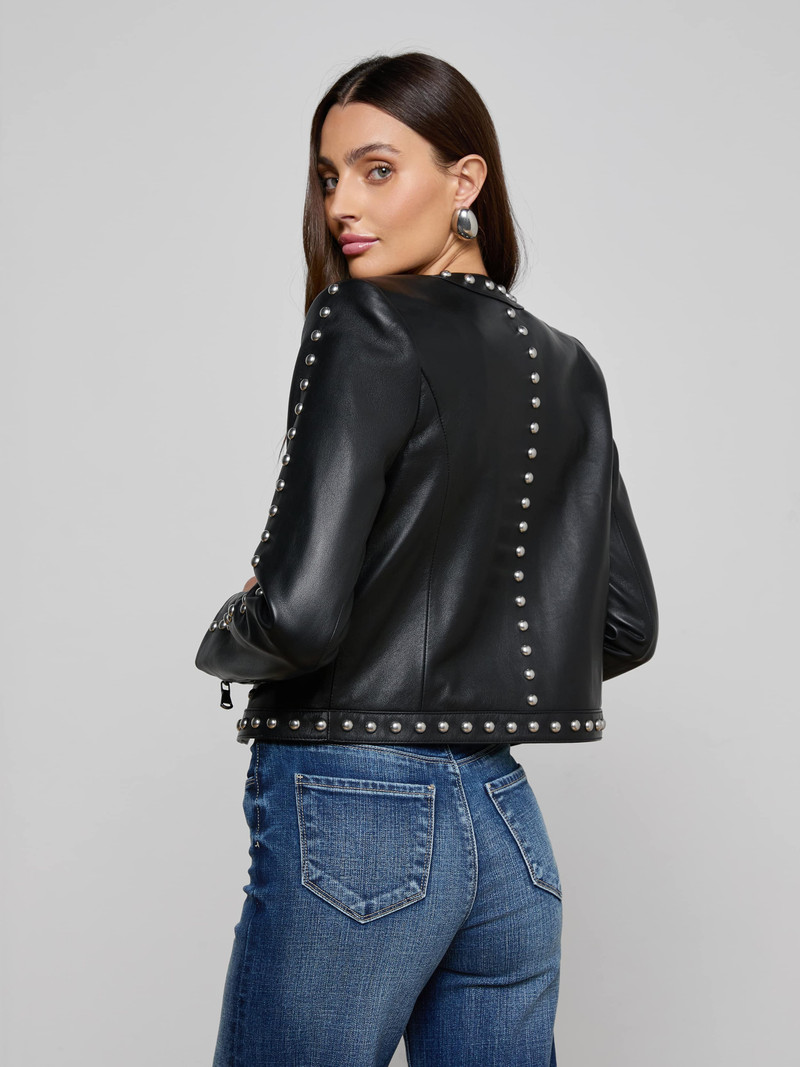 Fia Studded Leather Jacket 6