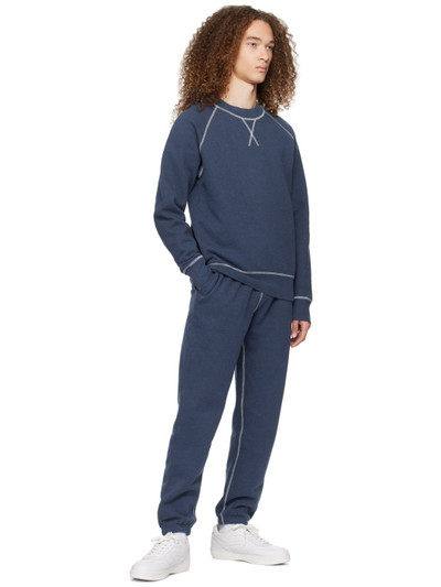 Sunspel Navy Relaxed-Fit Sweatpants outlook