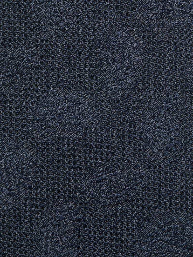 ZEGNA DARK BLUE SILK TIE outlook