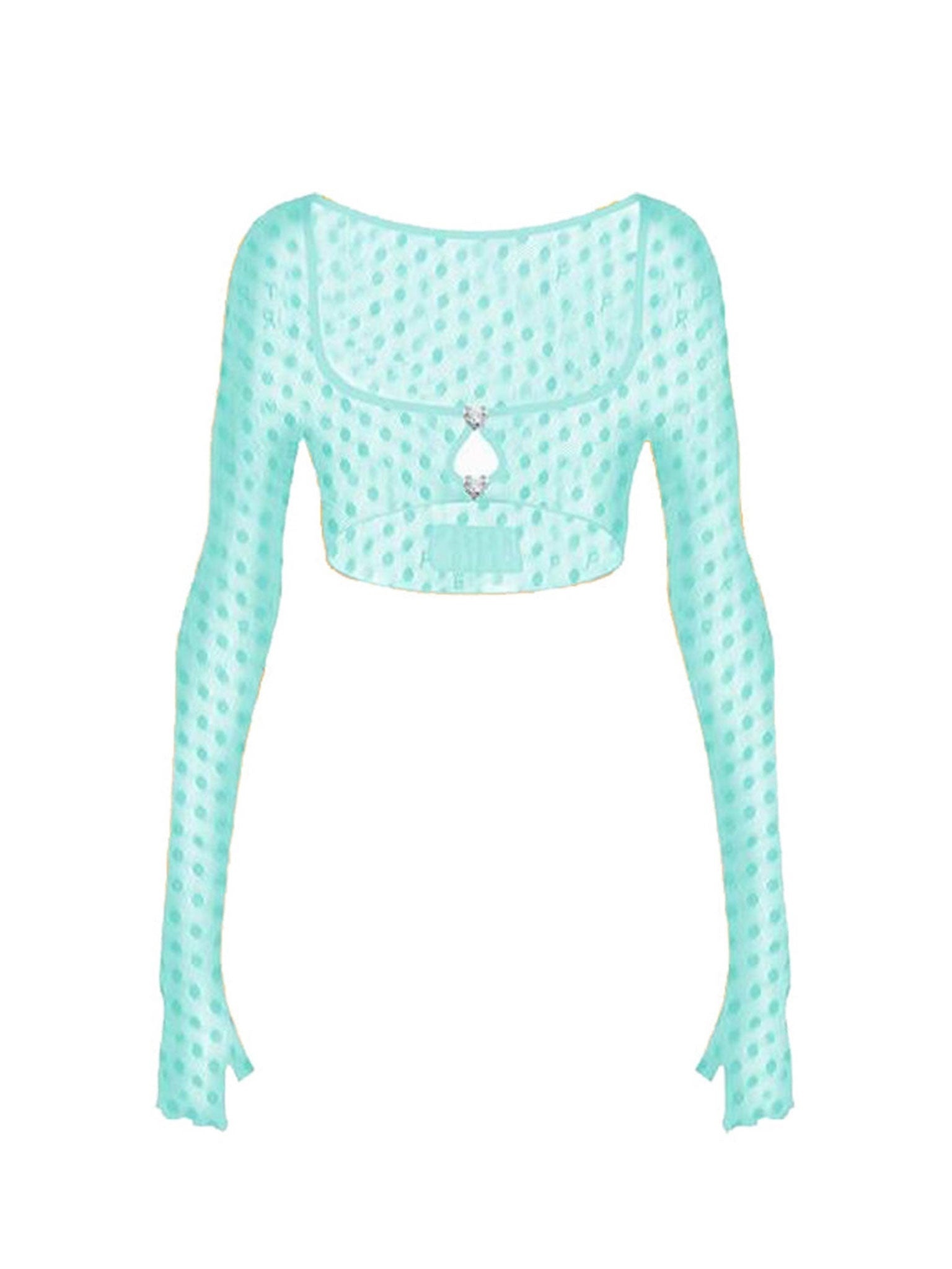 OCTAVIA TOP TURQUOISE - 1