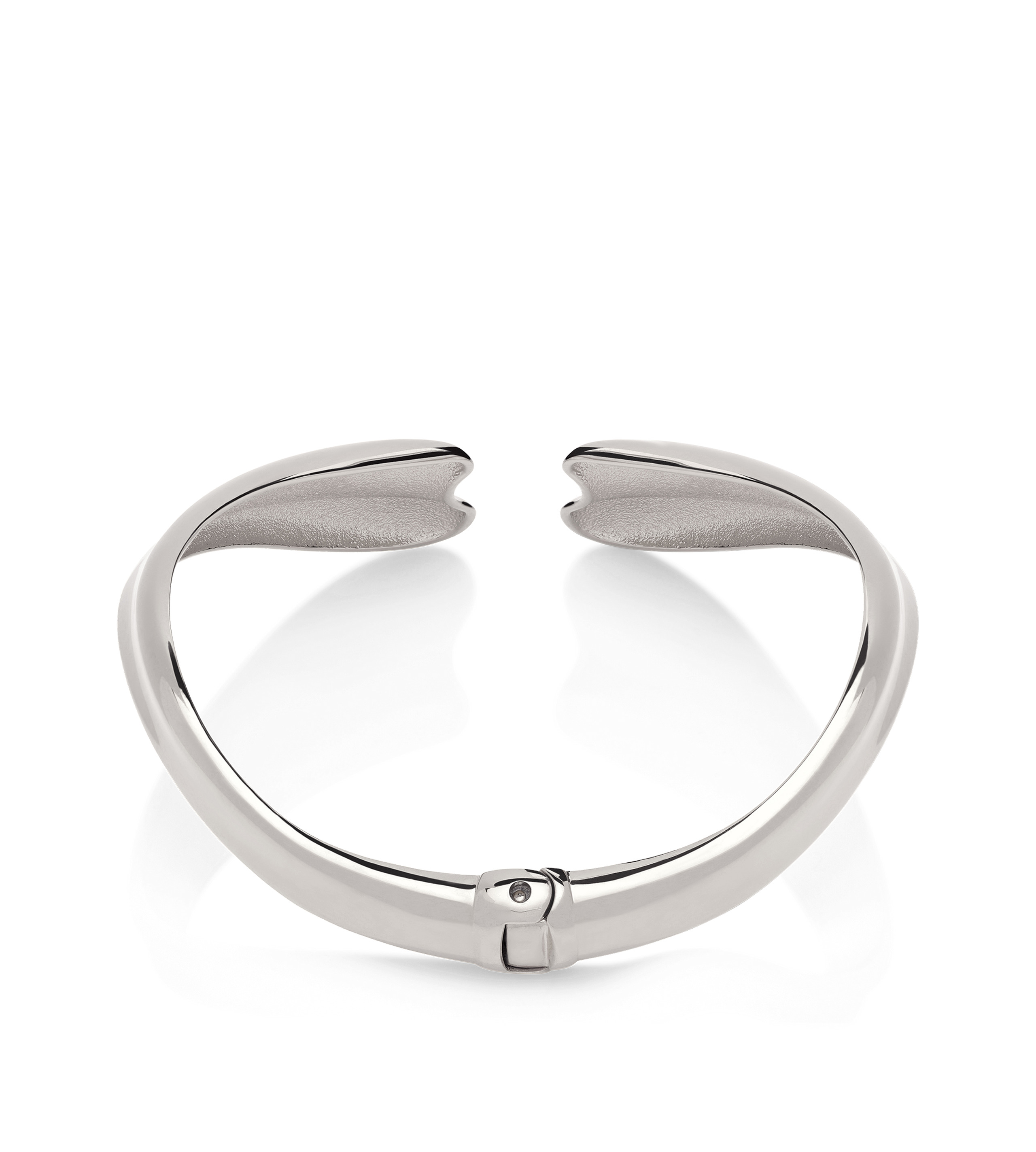 SILVER BRASS LIZA CHOKER - 2