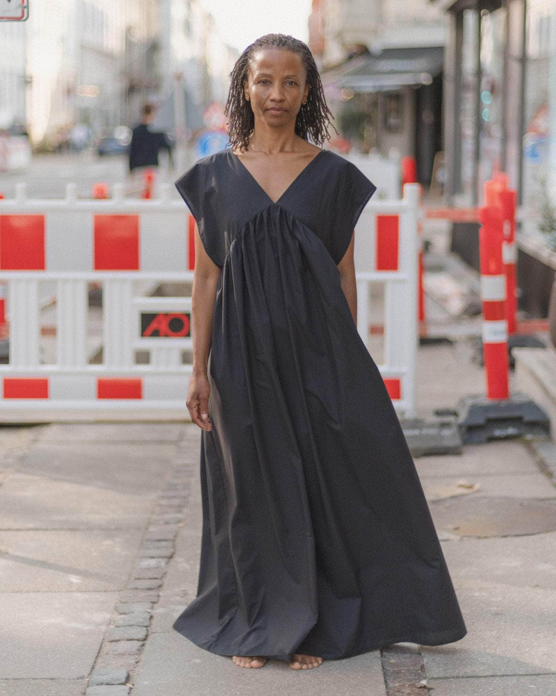 Cable Dress - Organic Cotton Poplin 1
