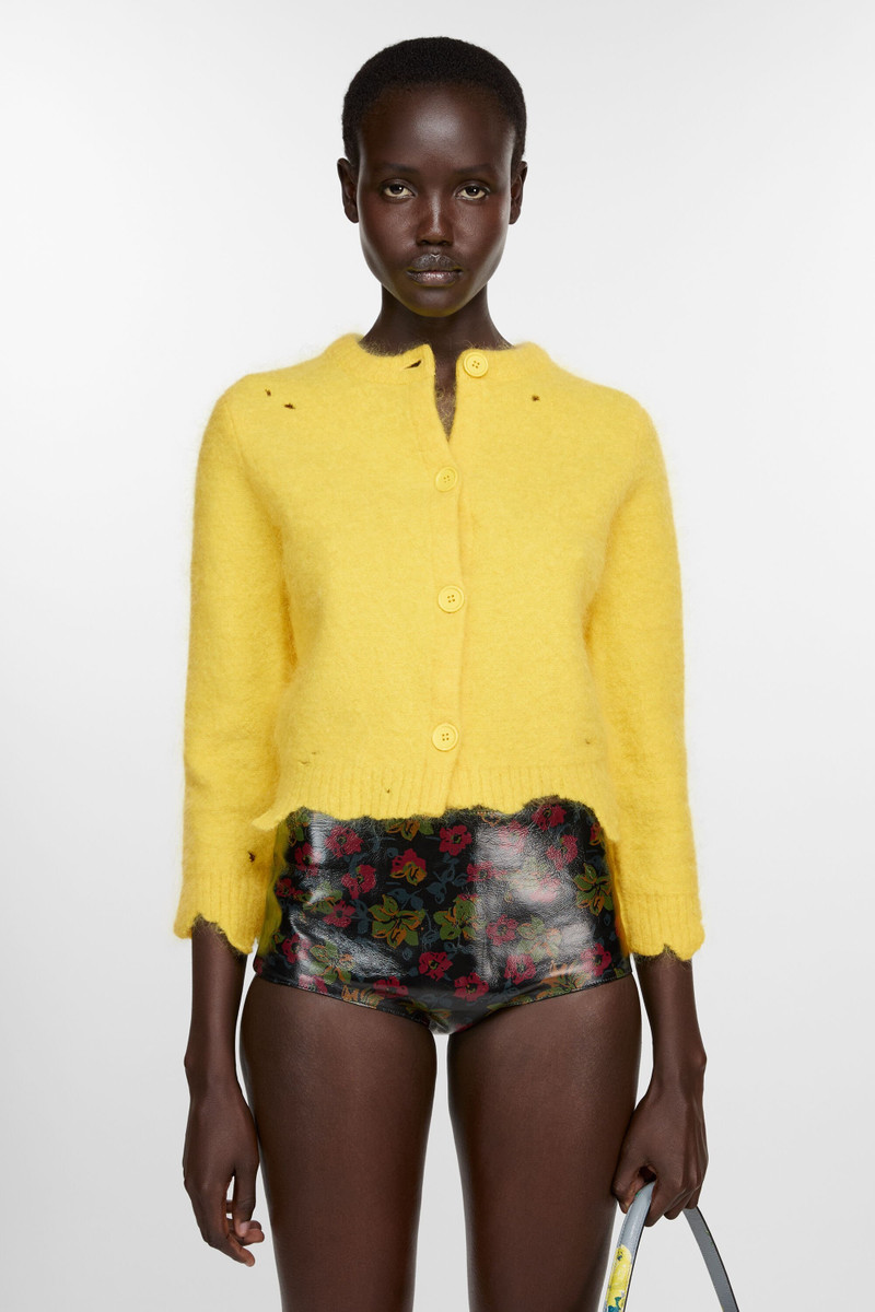 Acne Studios Button-up cardigan - Yellow outlook