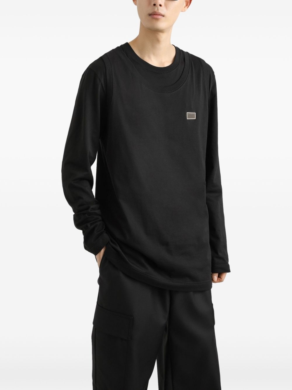 embroidered logo vest - 4