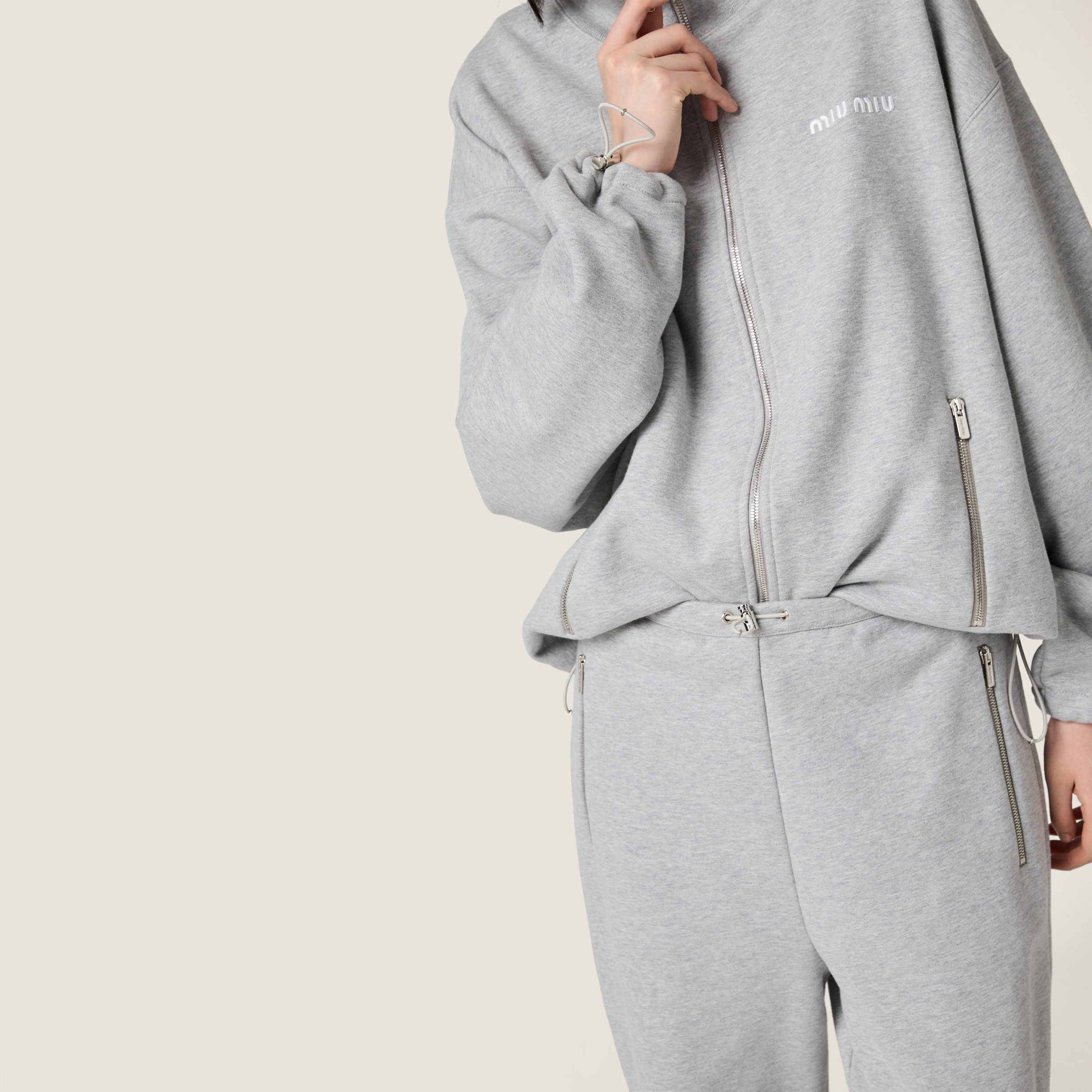 Cotton fleece pants - 5