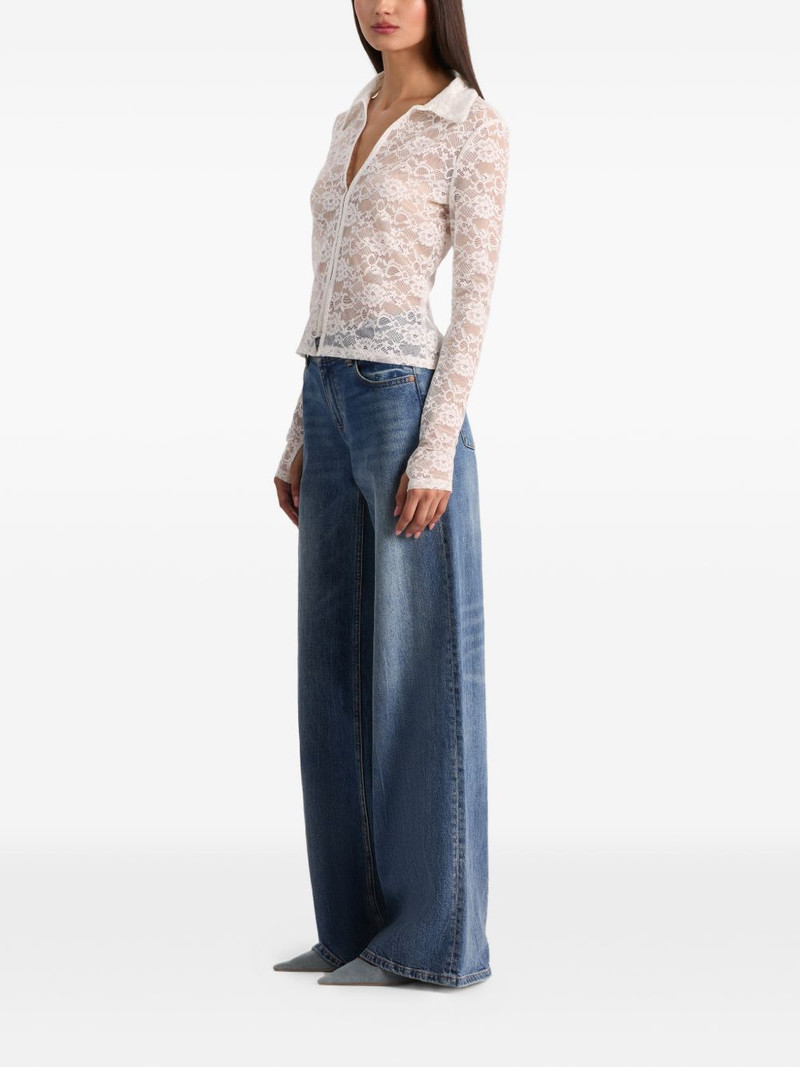 Kara lace button shirt 3