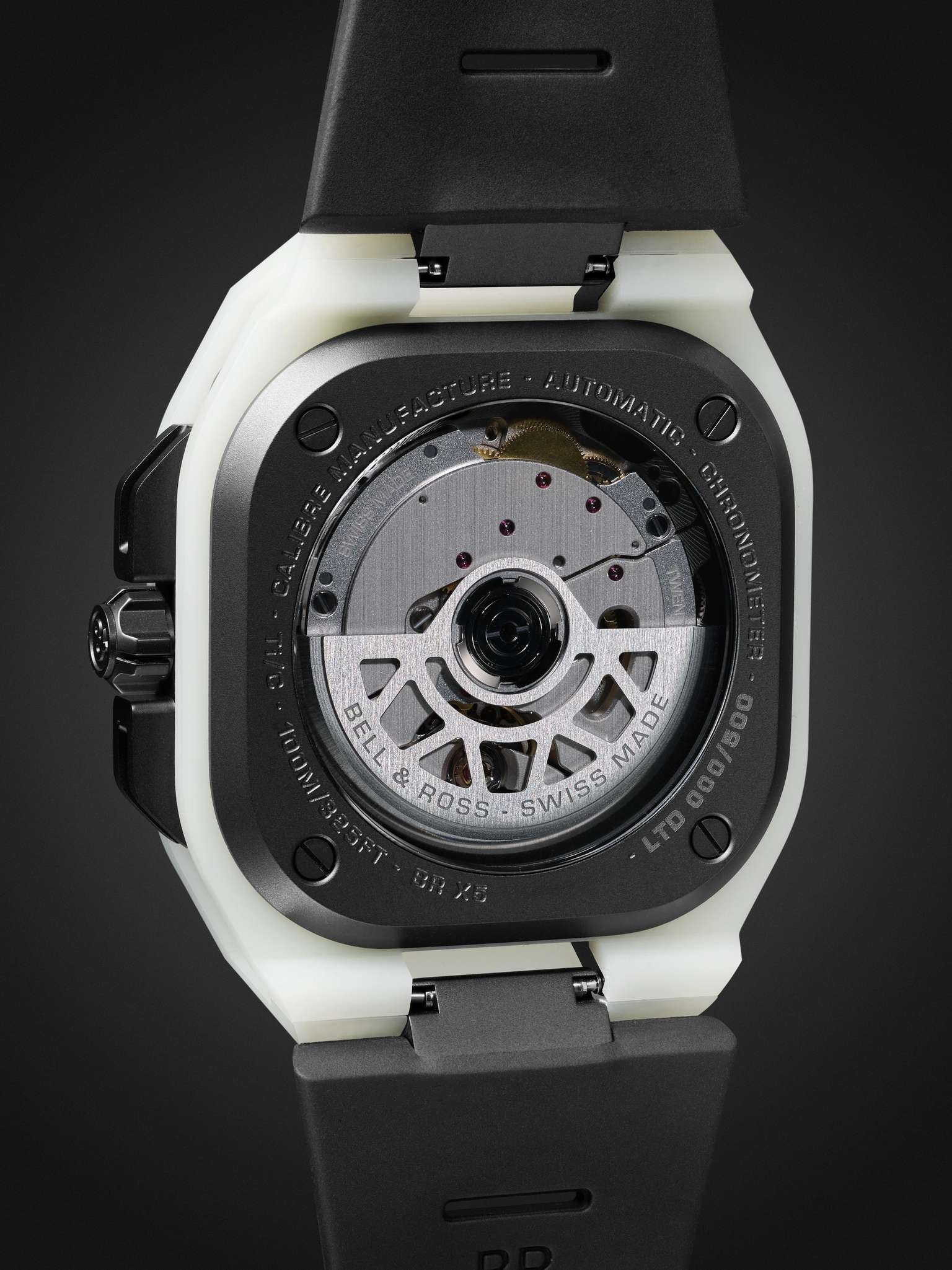 BR-X5 Limited Edition Automatic 41mm Titanium, Fibreglass and Rubber Watch, Ref. No. RX5R-LUM_TC/SRB - 5