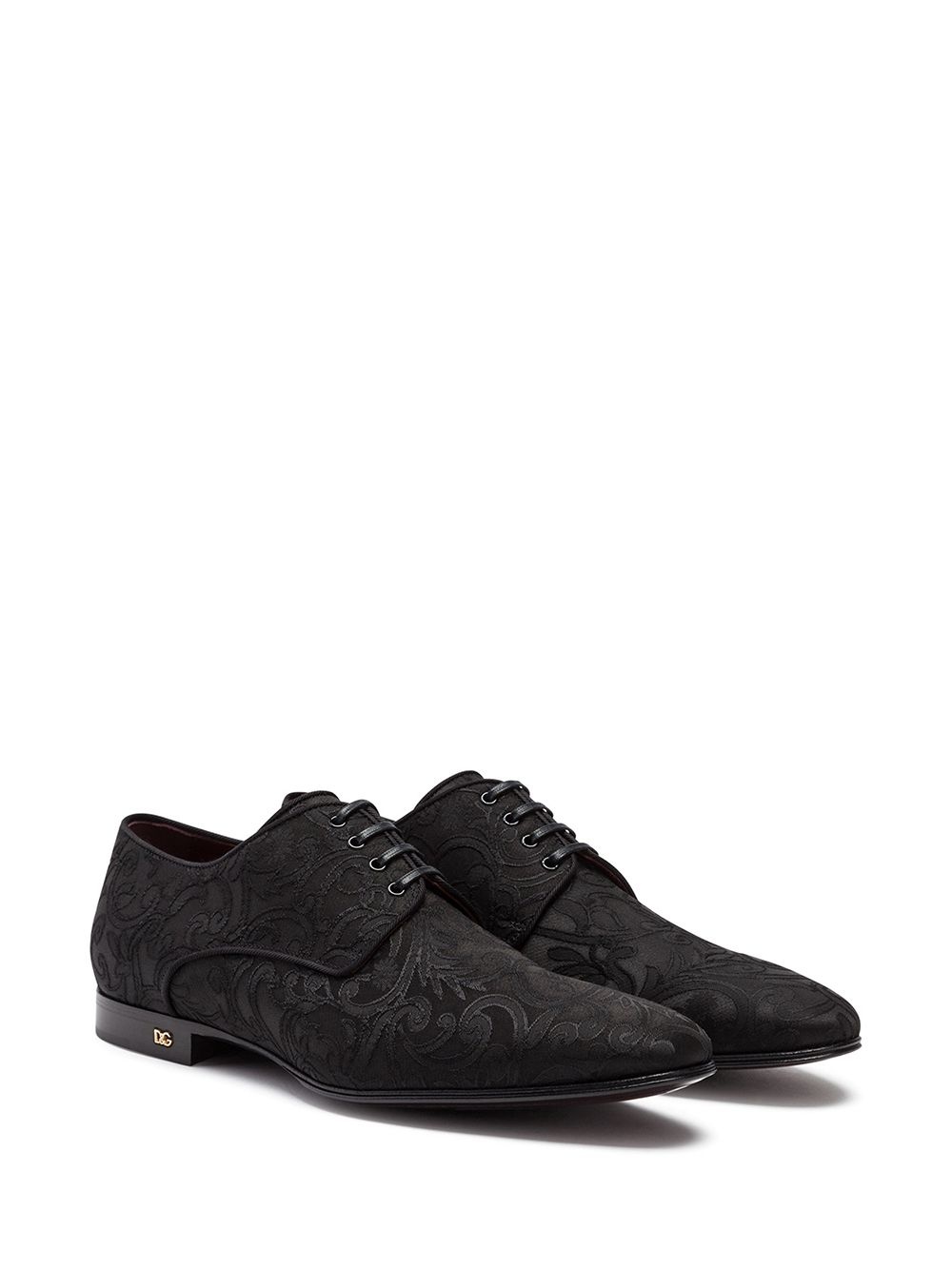 ornamental-jacquard Derby shoes - 2