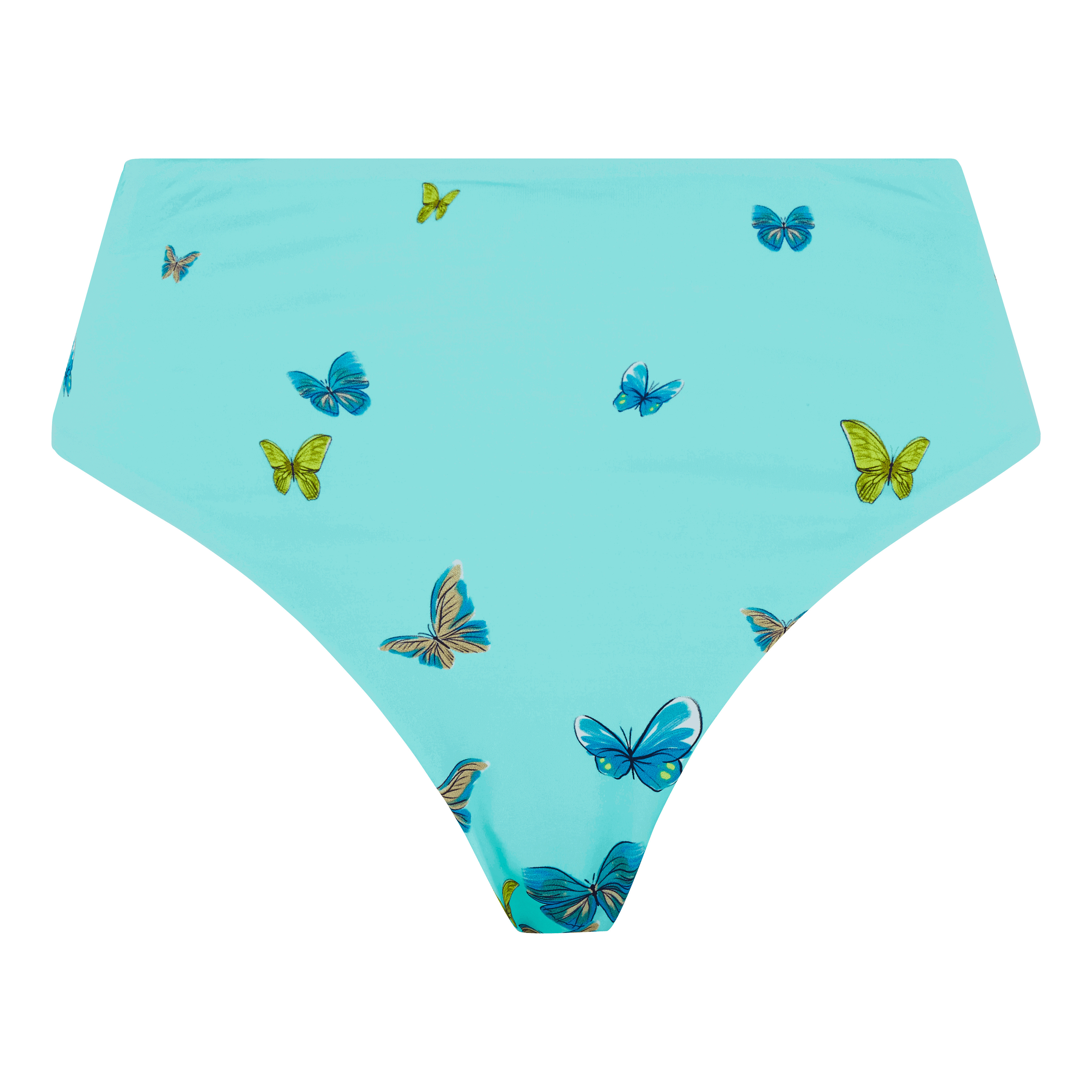 Women High-Waisted Bottom Bikini Butterflies - 1