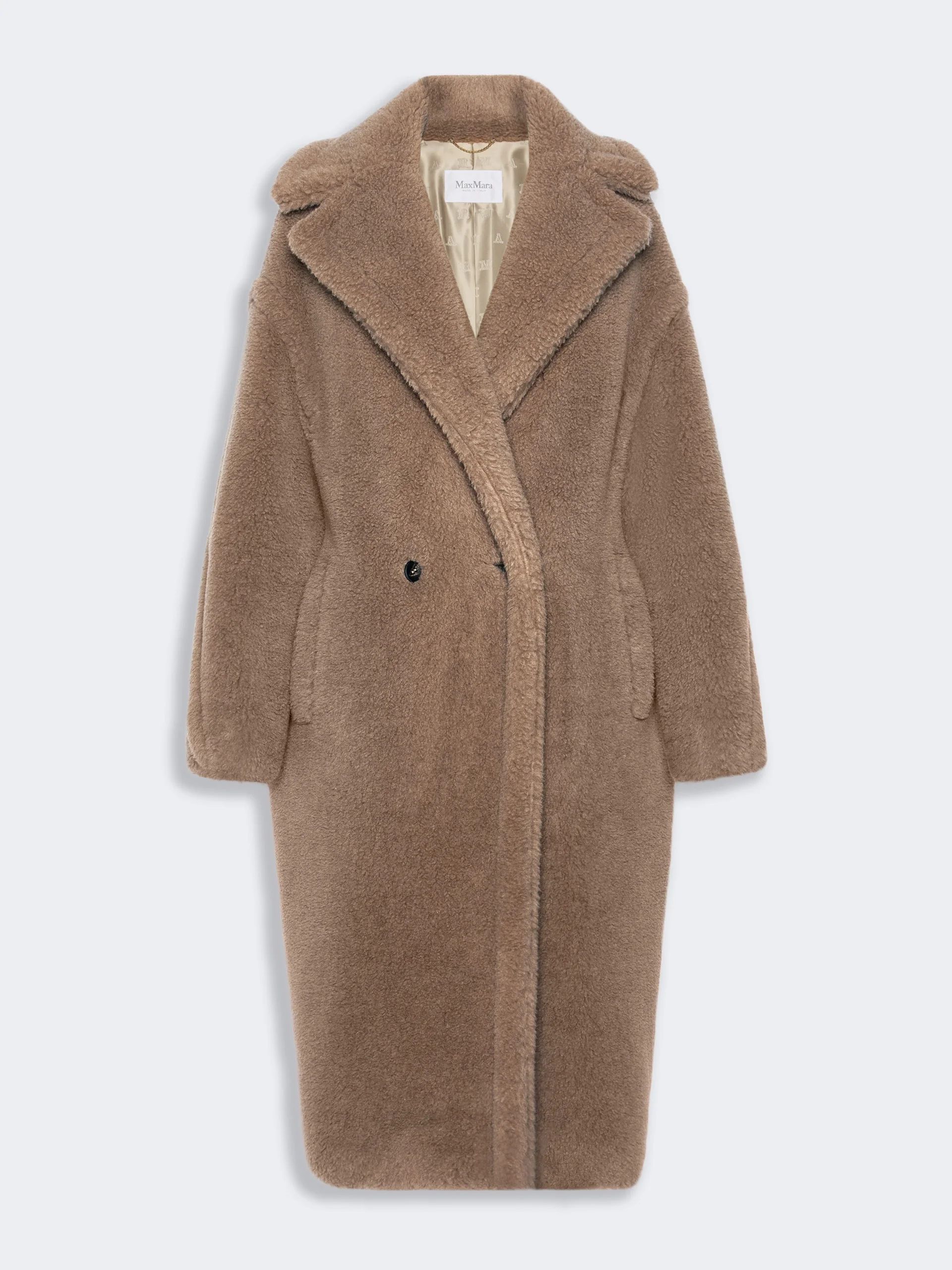 LADYTED Cashmere Teddy Bear Icon Coat - SAND - 1