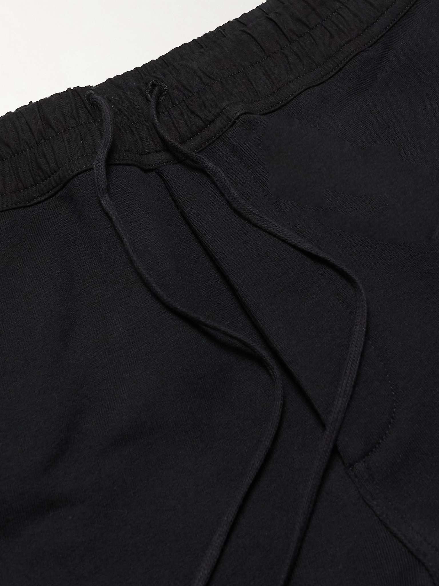 Tapered Logo-Embroidered Cotton-Jersey Sweatpants - 3