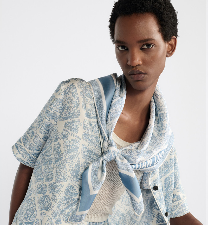 Dior Plan de Paris 90 Square Scarf outlook