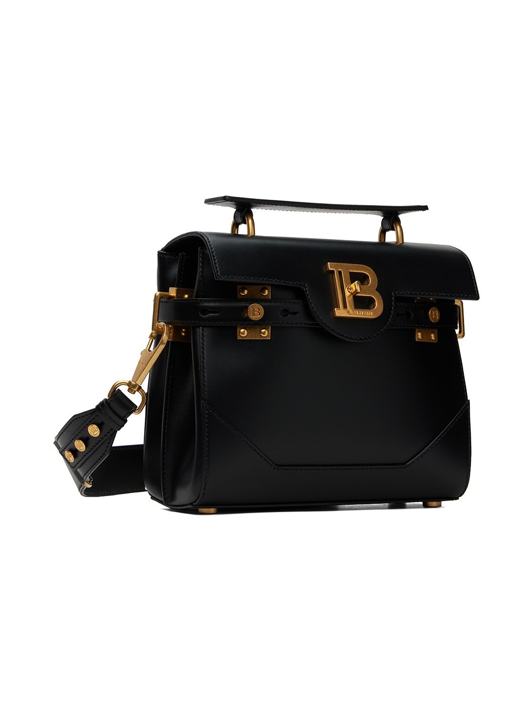 Black Smooth Leather B-Buzz 23 Bag - 2