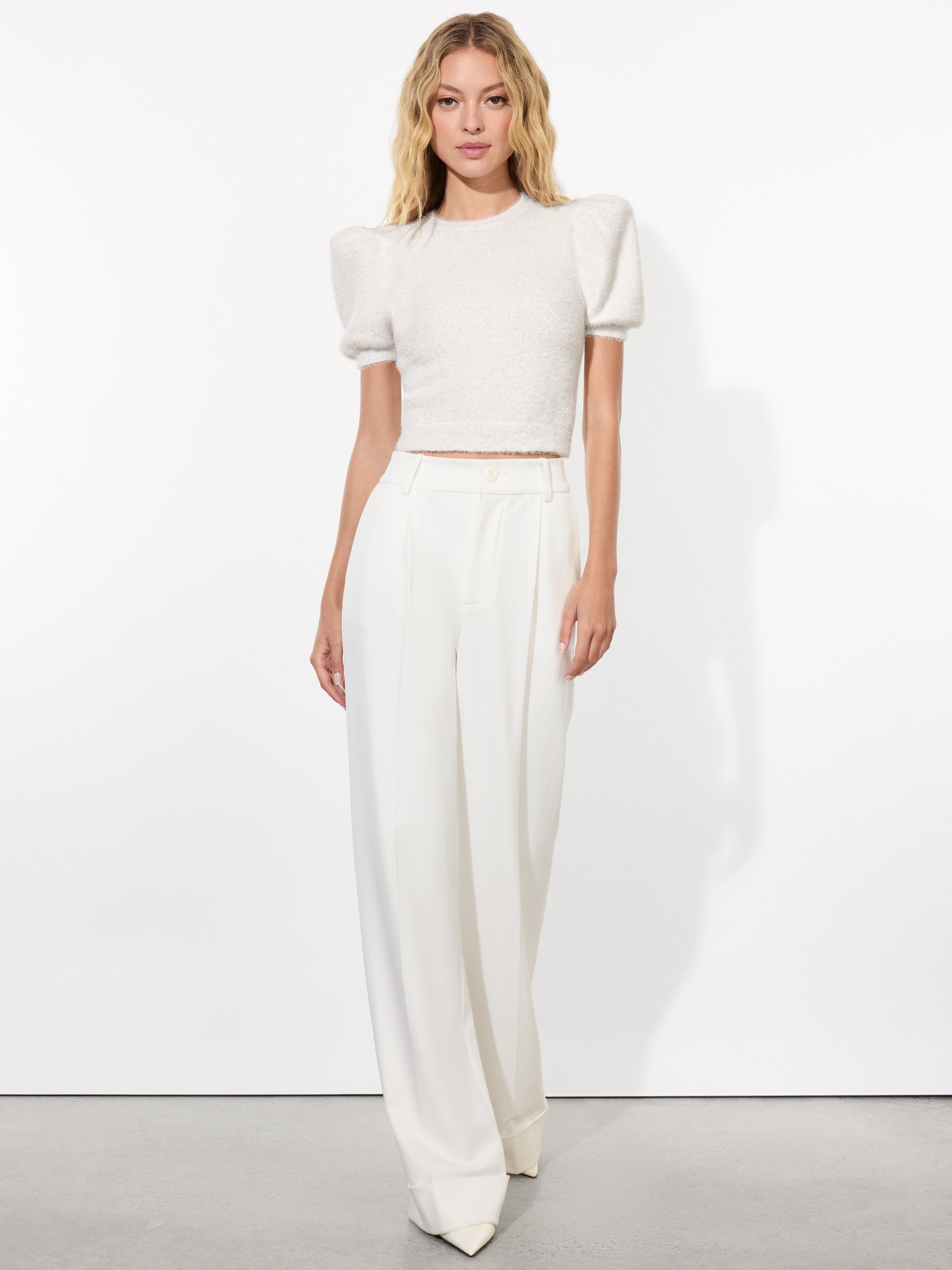 CIARA PUFF SLEEVE SWEATER - 1
