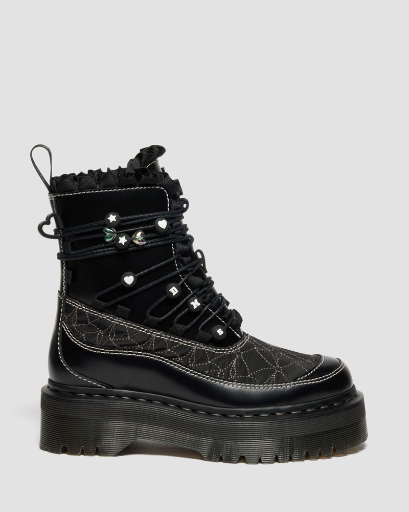 JADON FRILL Smooth Leather Platform Boots 1