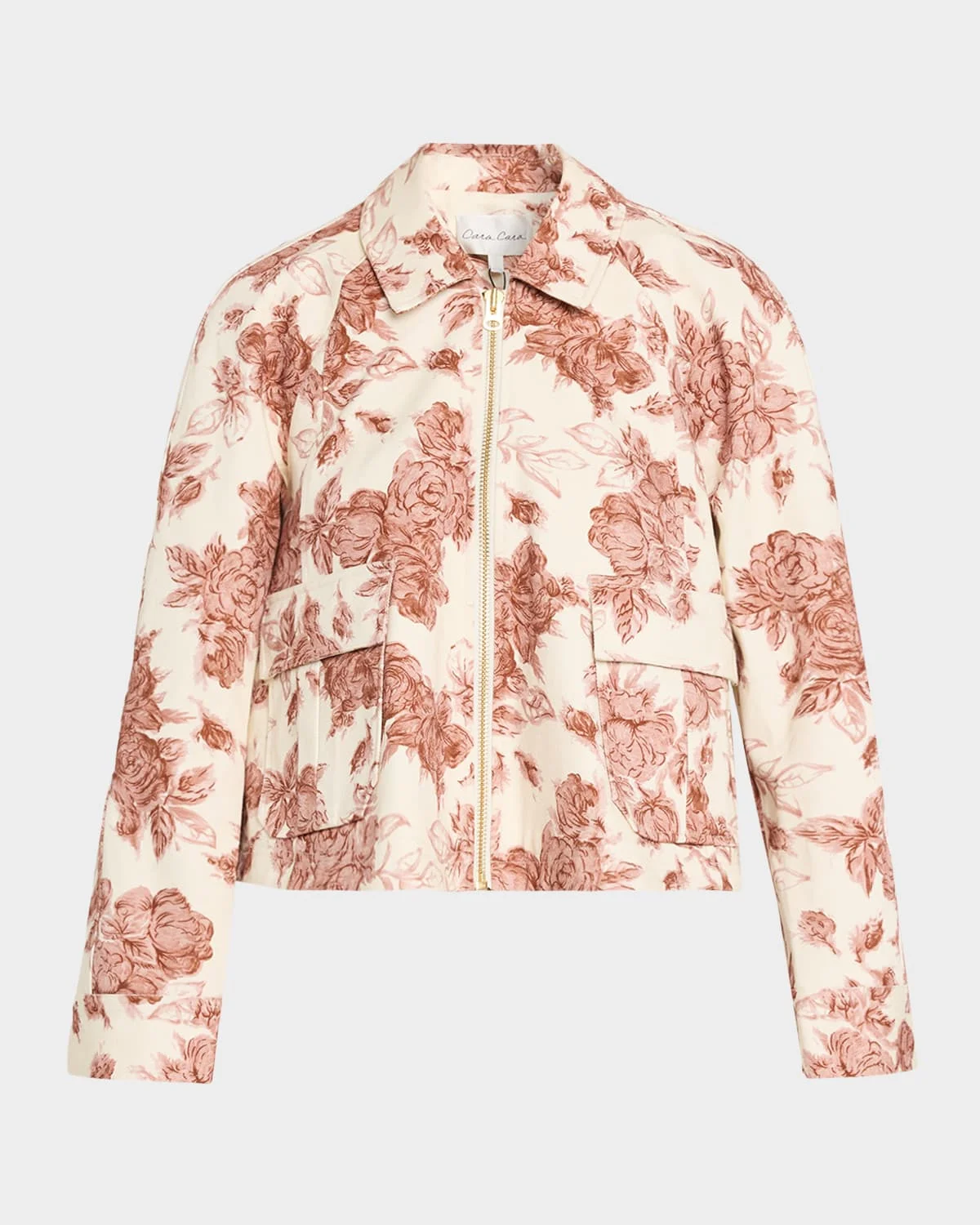 Andrew Floral Denim Shirt Jacket - 1
