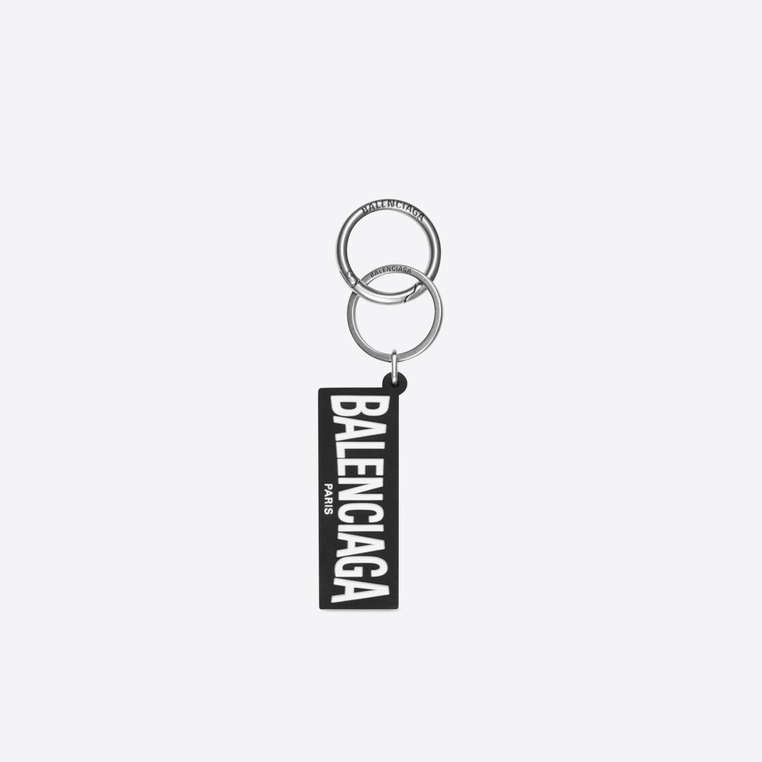 Men's Teenage Logo Keychain in Black/white - 1