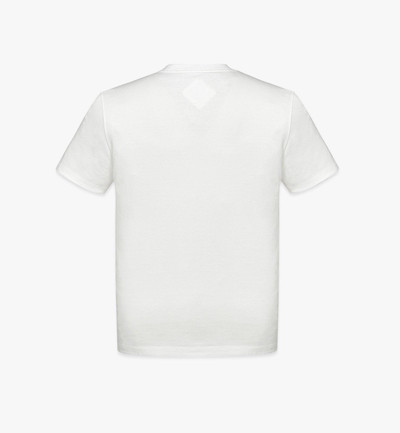 MCM Essential Logo Print T-Shirt in Organic Cotton outlook