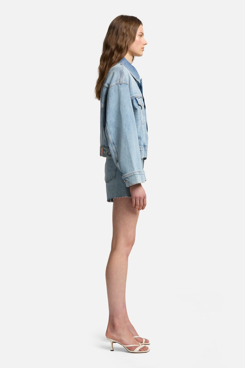 MANKIND Oli Cropped Trucker Jacket in Ode To 6