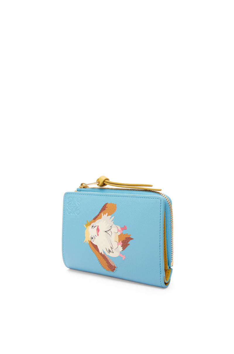 Heen slim zip bifold in classic calfskin 4