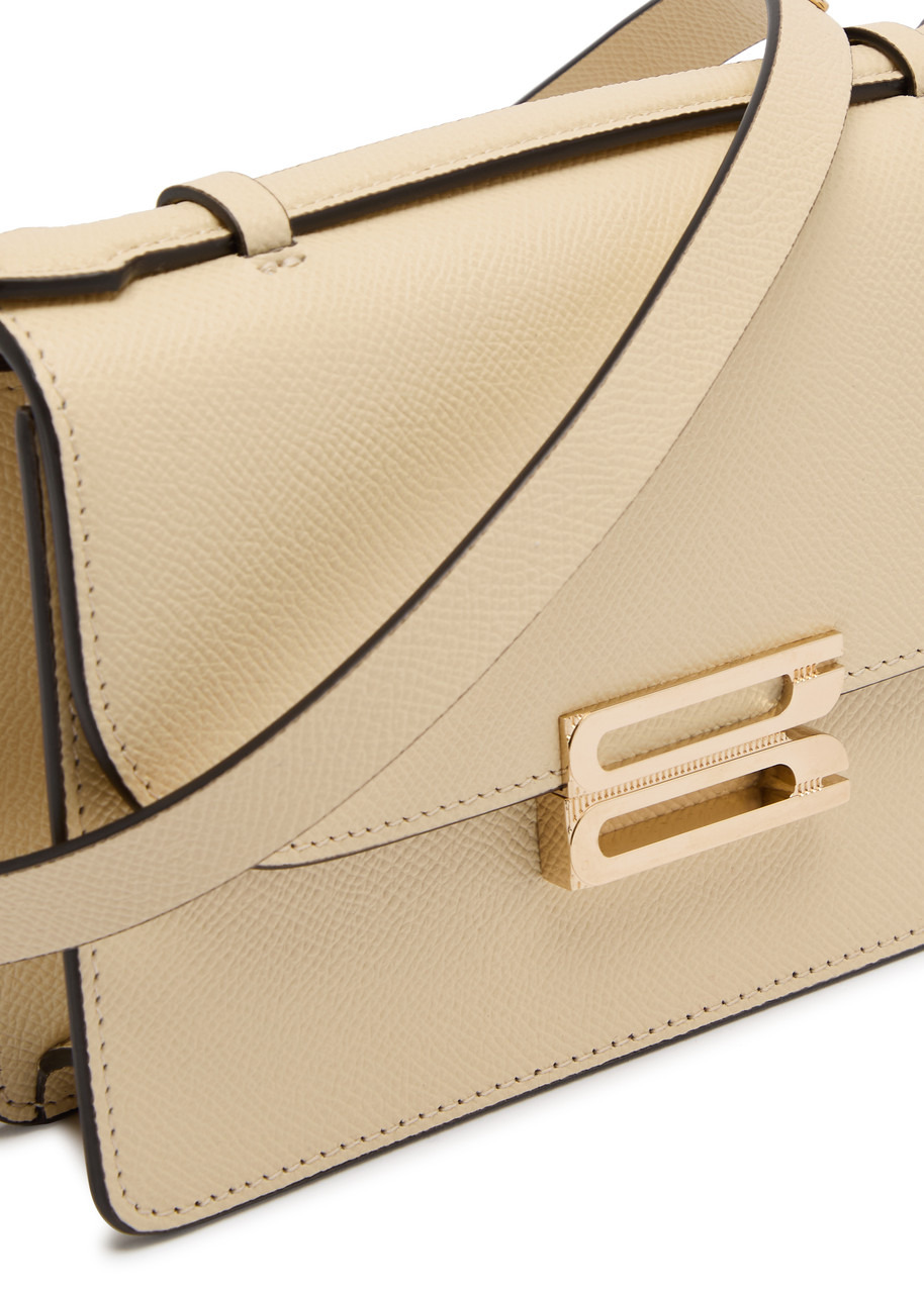 Victoria Beckham Dorian Mini Grained-leather top Handle bag - 3