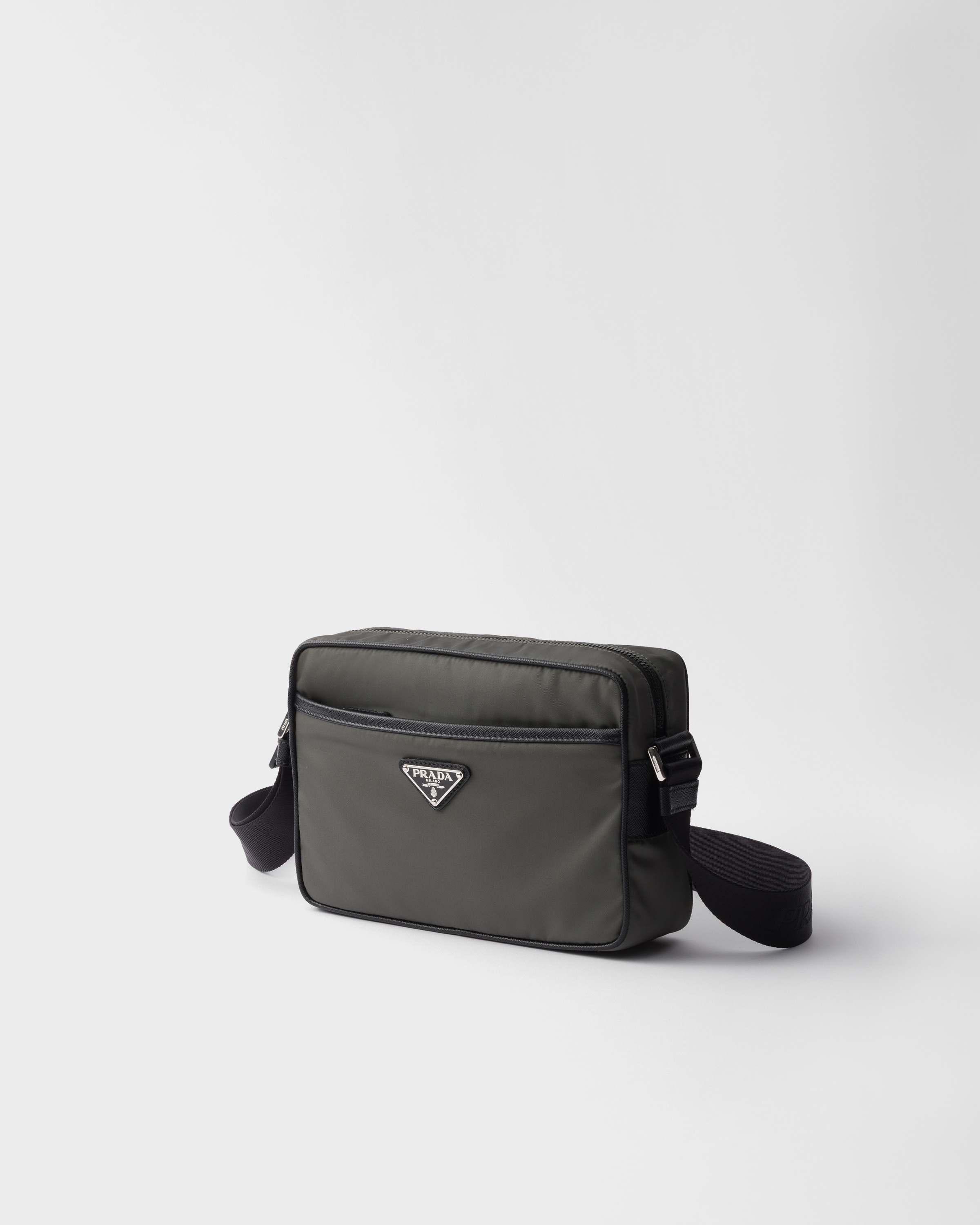 Re-Nylon and Saffiano shoulder bag - 3