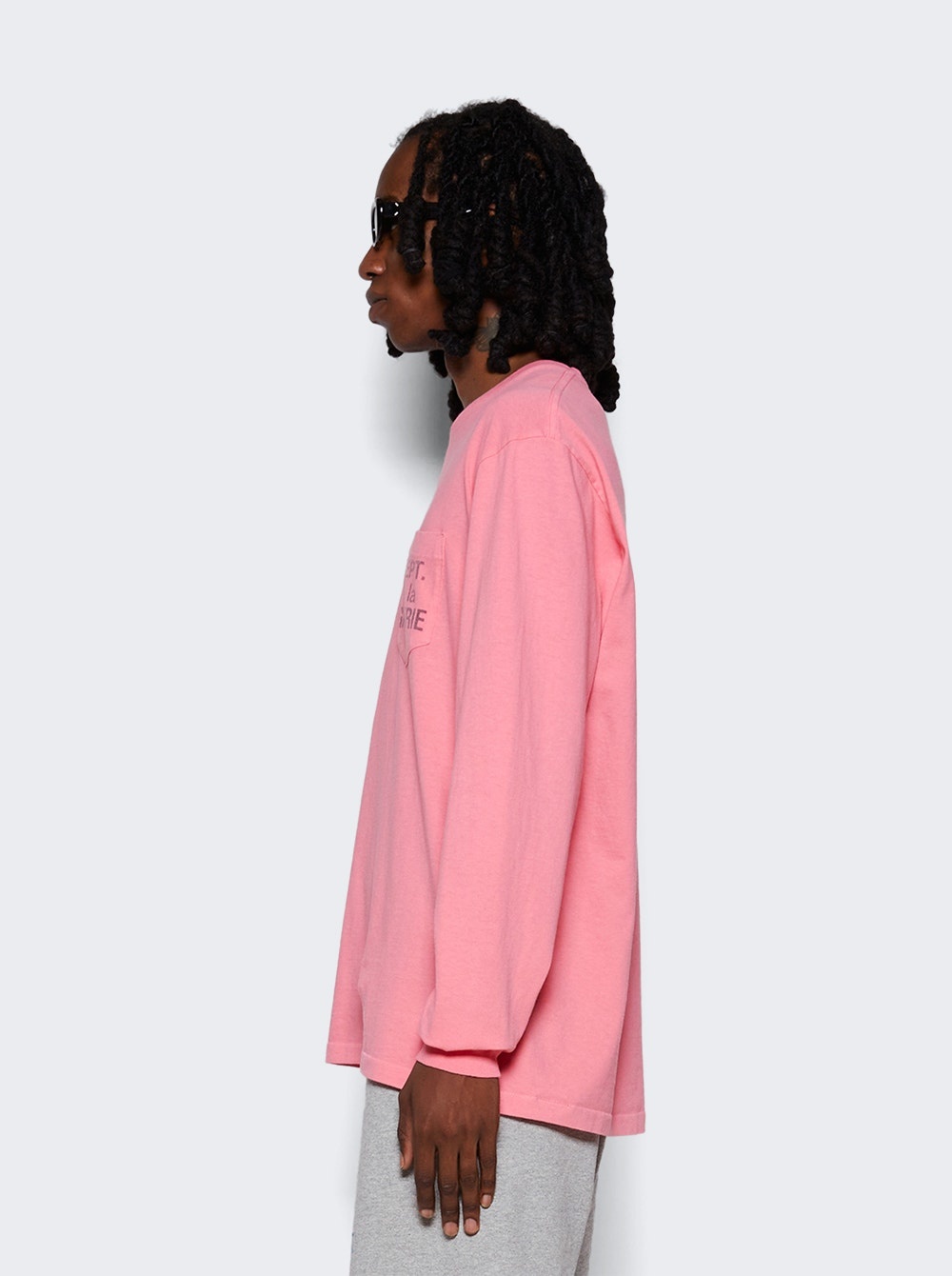 French Long Sleeve T-Shirt Salmon - 4