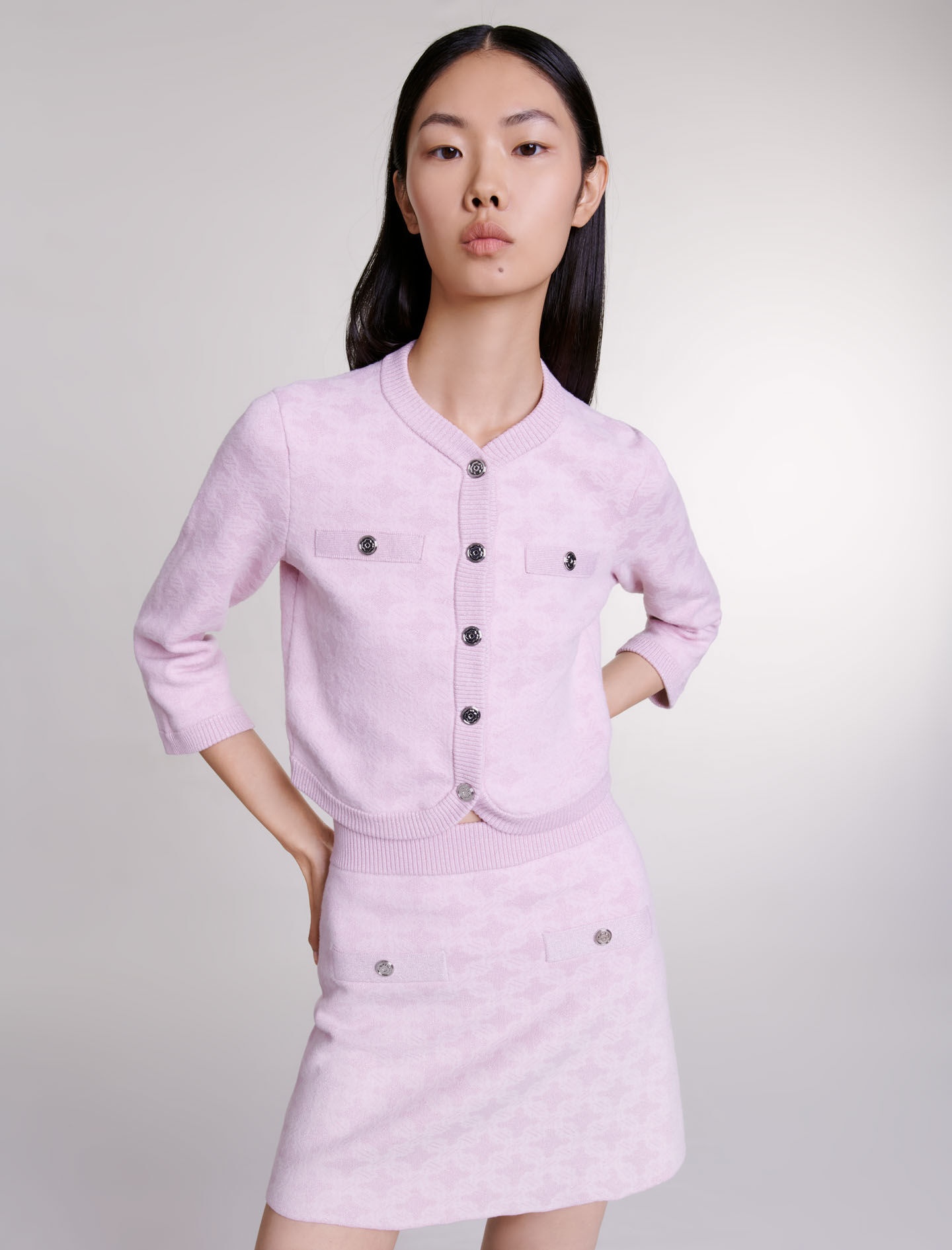 Jacquard knit skirt - 7