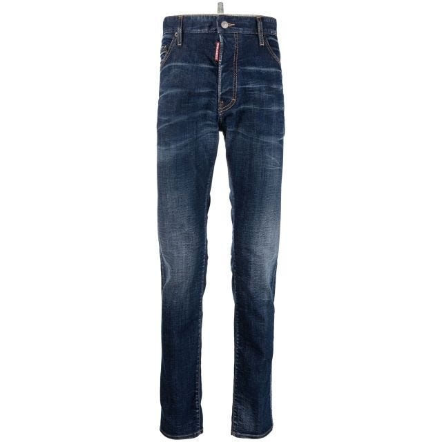 Cool Guy mid-rise slim-leg jeans - 1