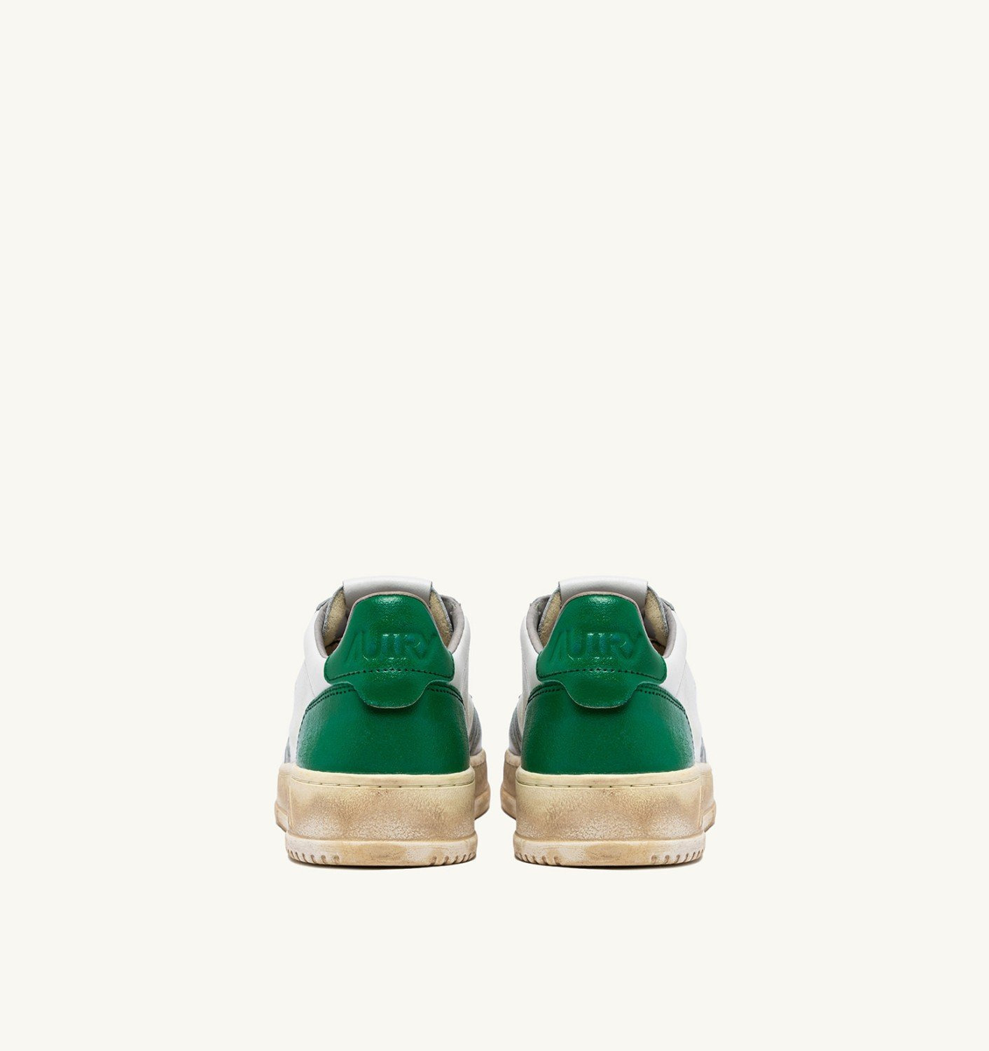 MEDALIST LOW SUPER VINTAGE SNEAKERS IN WHITE GREEN AND GRAY - 3