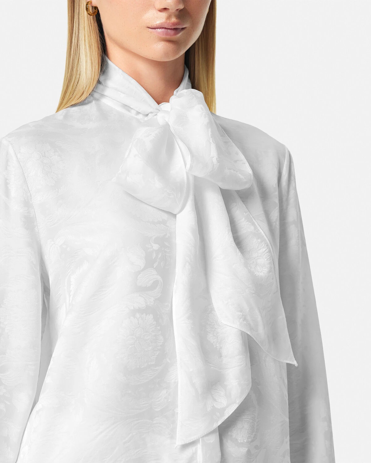 Barocco Silk Lavallière Shirt - 3