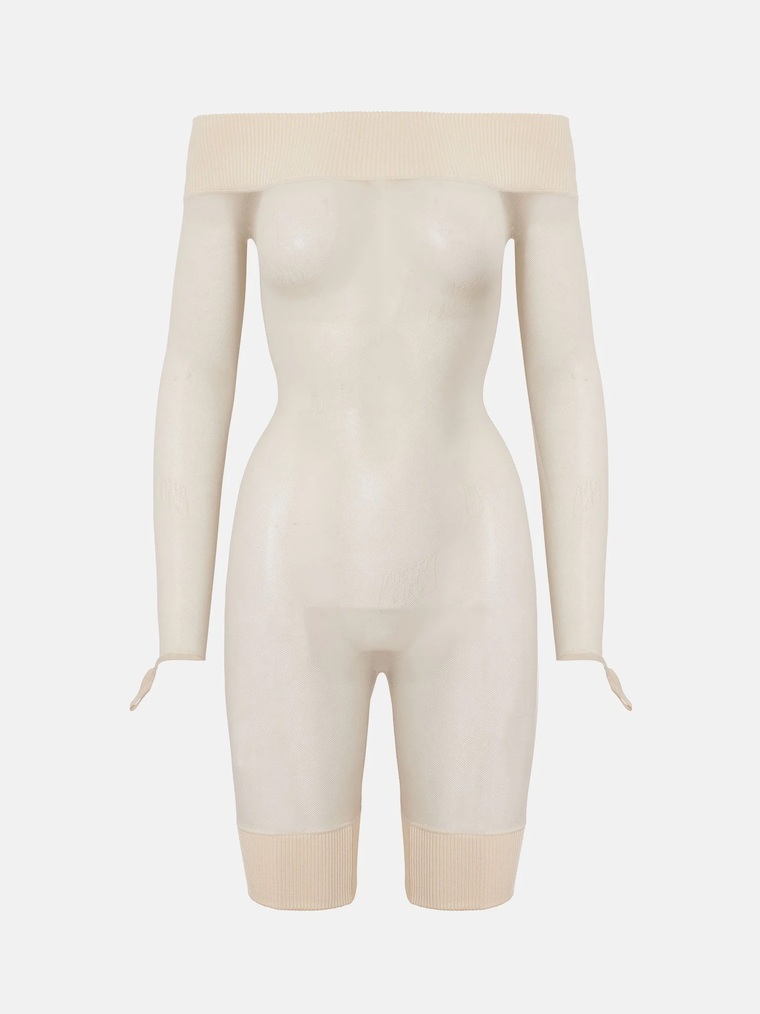 RUM PLAYSUIT OYSTER - 1