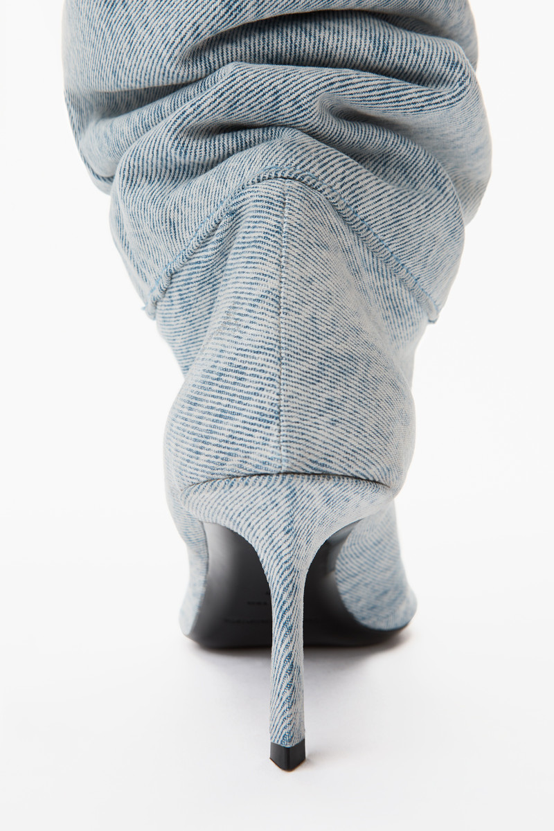 VIOLA 65 SLOUCH BOOT IN DENIM 5