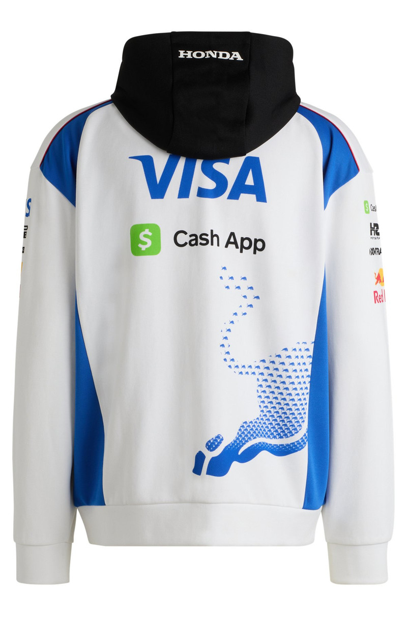 HUGO X VCARB ZIP-UP FANWEAR HOODIE WITH BULL MOTIF 6