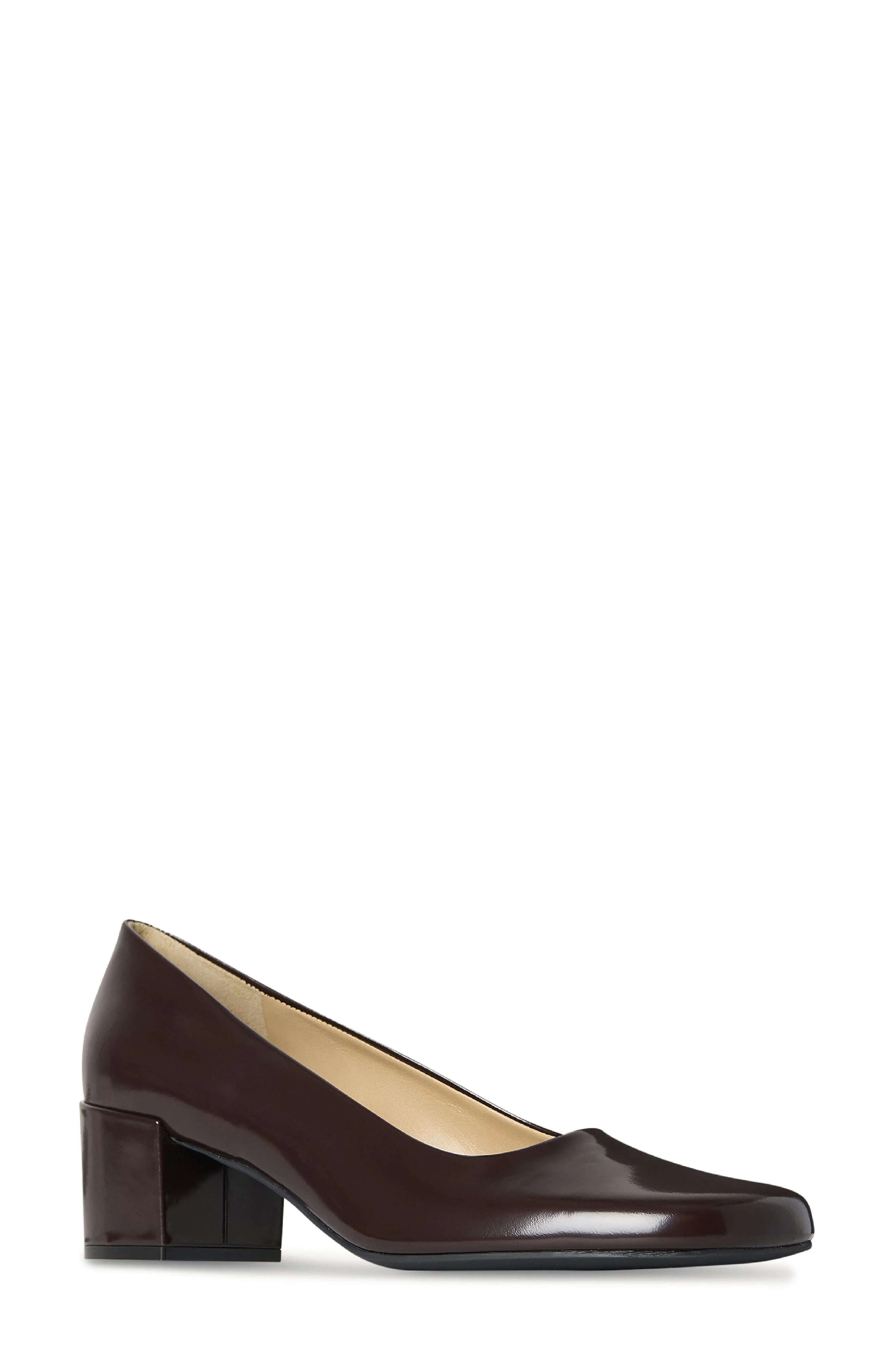 The Row Penelope Block Heel Pump in Lacquer Brown at Nordstrom - 1