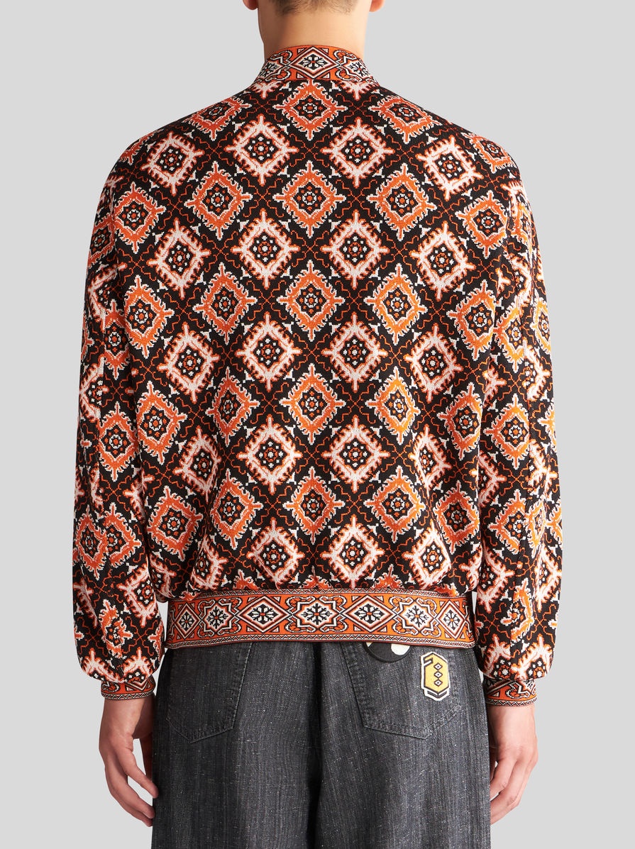 JACQUARD BOMBER JACKET - 4