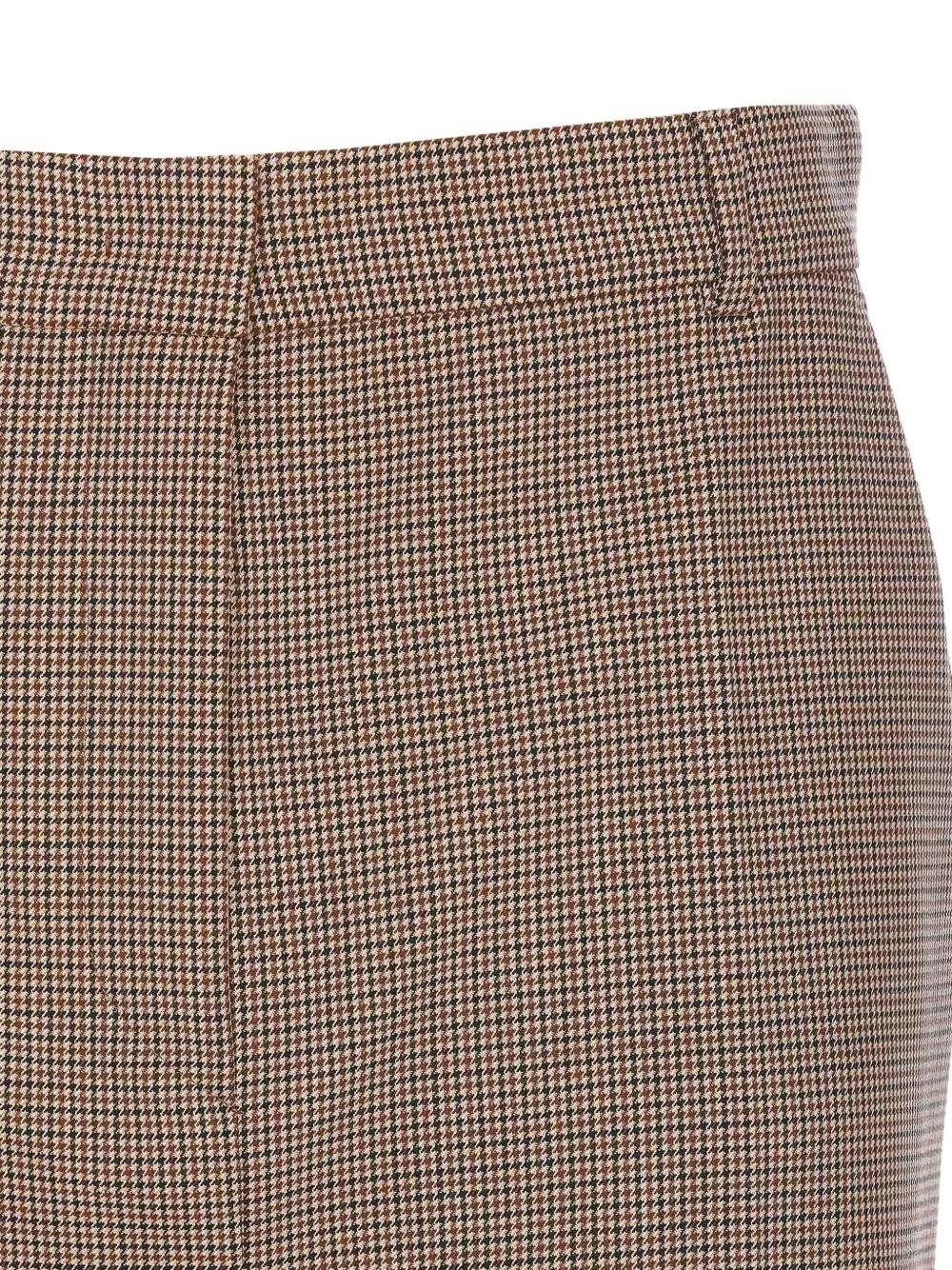 checked mini skirt - 4