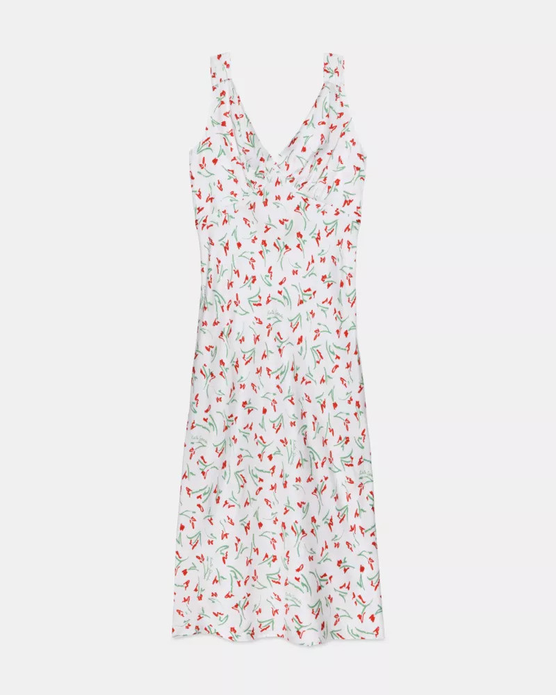 Vibrant Buds Midi Slip Dress 1