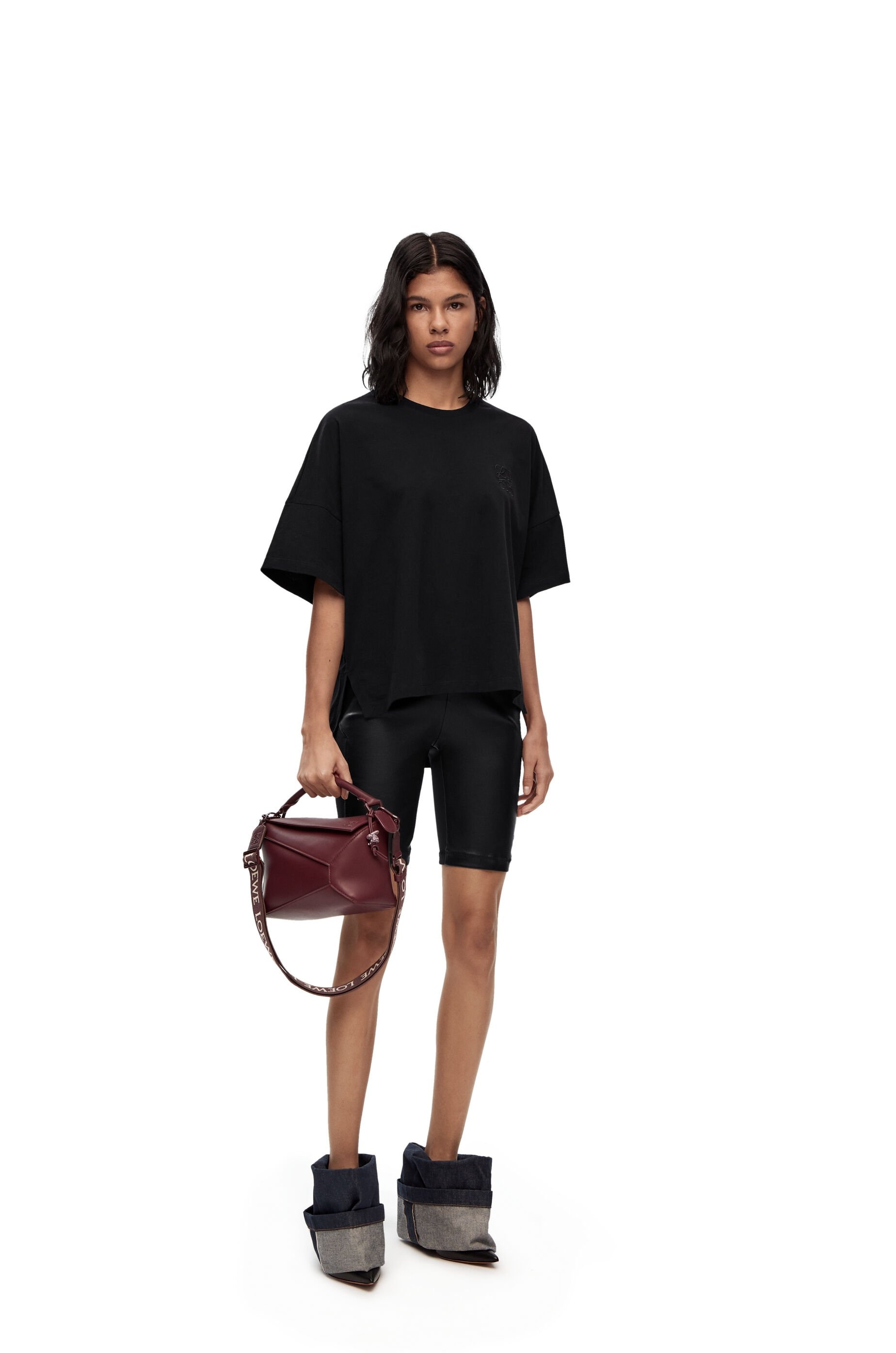 Short oversize Anagram T-shirt in cotton - 2