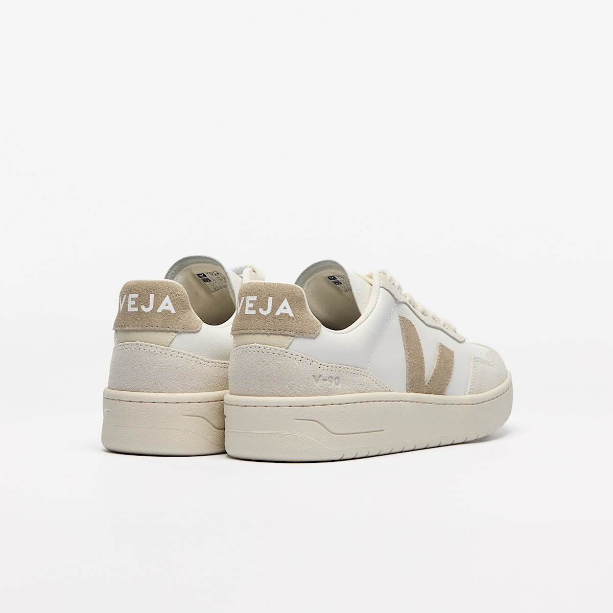 V-90 LEATHER WHITE TAUPE - 3