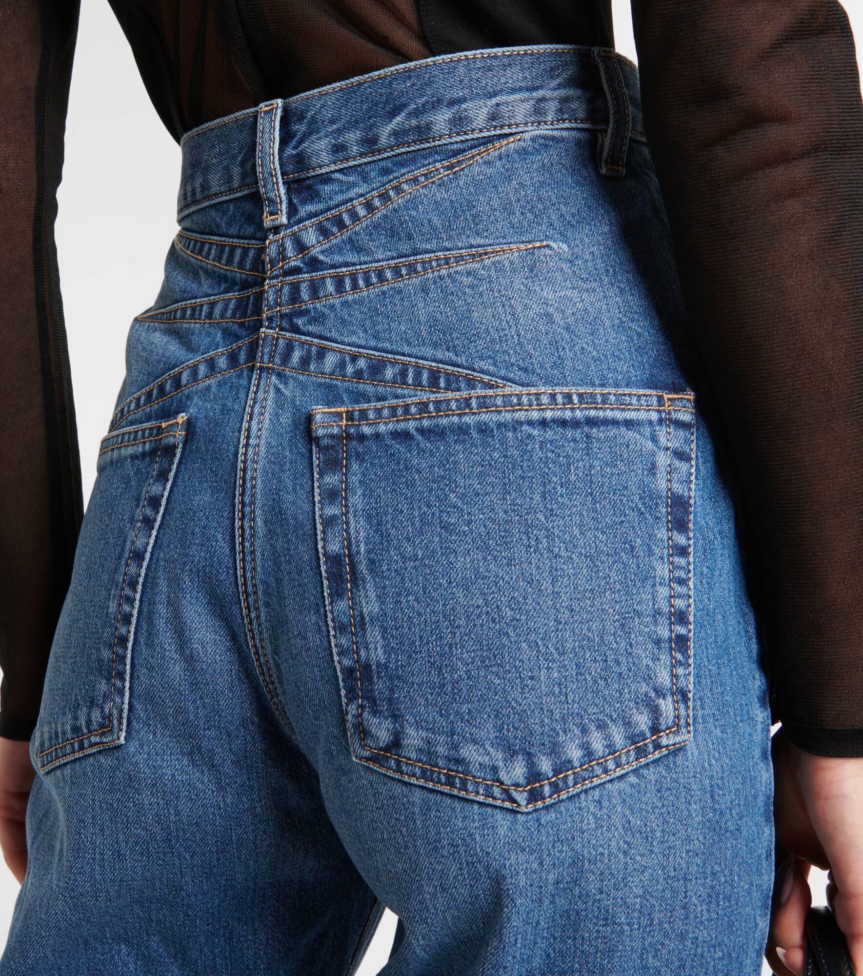 Crinoline high-rise flared jeans - 6