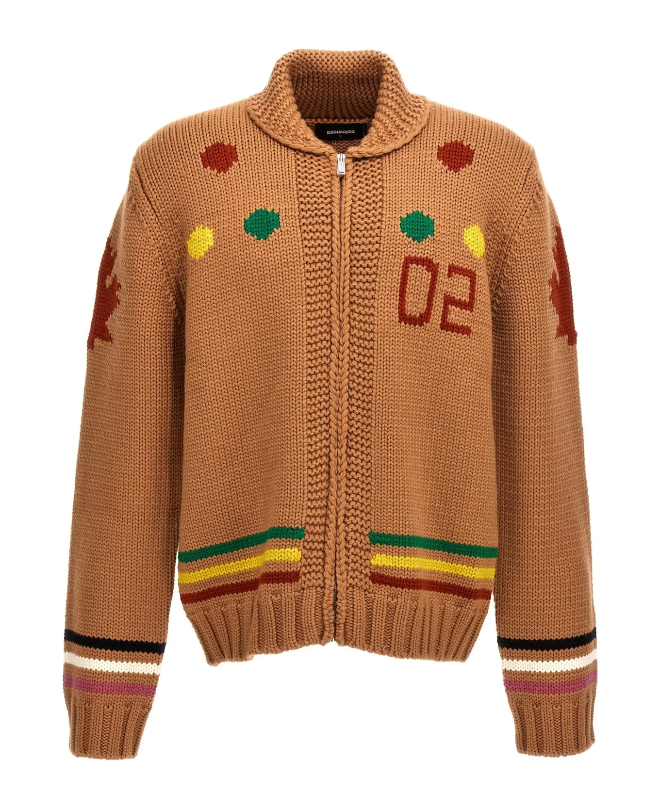 Jacquard Cardigan - 1