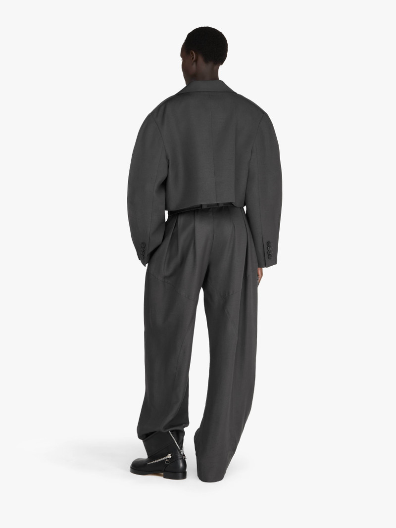 CROPPED ROUNDED TAILORED JACKET 3