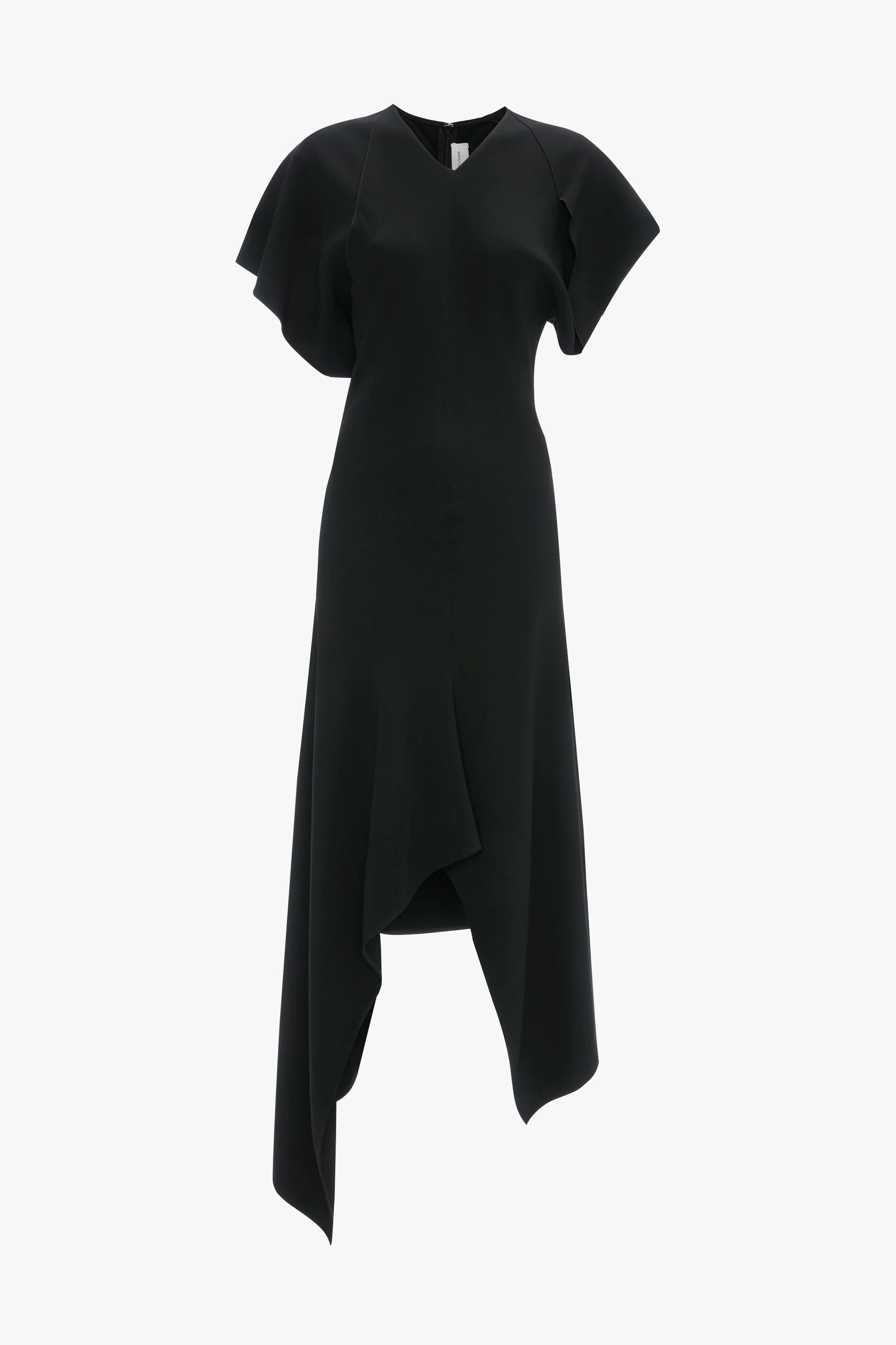 Panelled Dress In Black - 1