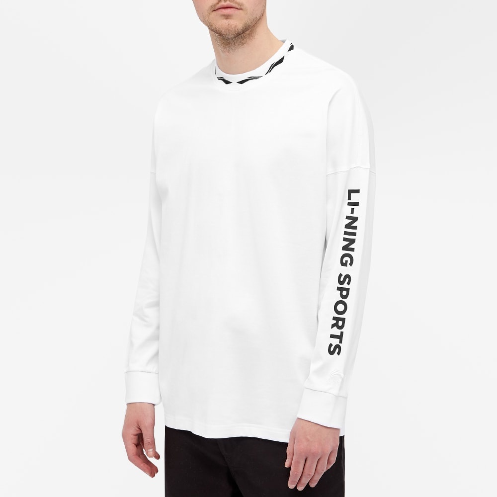 Li-Ning Logo Collar Ls Tee - 4