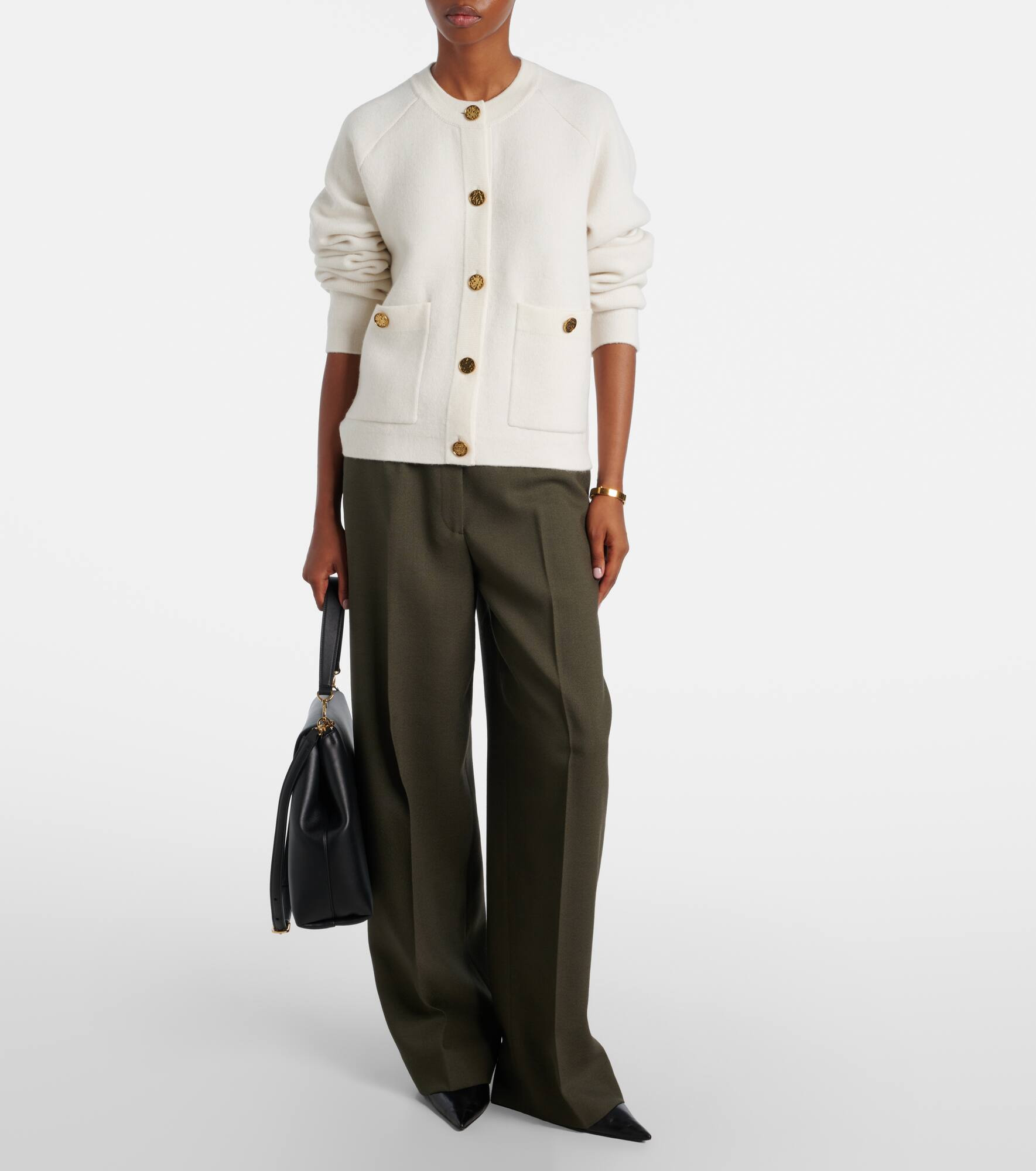 Wool and cashmere-blend cardigan - 2