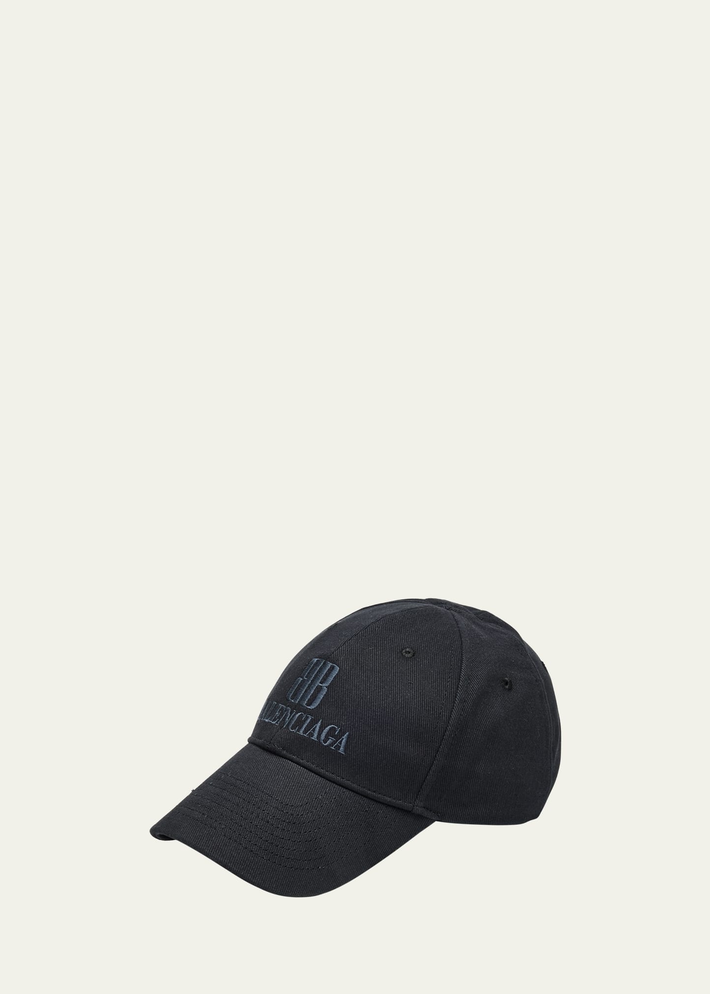Men's Cotton Drill Embroidered Logo Baseball Cap - 1